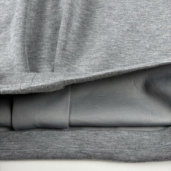 Spanx AirEssentials Long Crewneck Pullover Gray XL Sweatshirt Athleisure Cozy - Picture 7 of 11